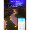 Wi-Fi + Bluetooth Outdoor Ground Lights with RGBIC Technology [Energy Class G]